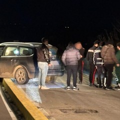Incidente a Canosa in via Vecchia della Stazione: un'auto fuori strada