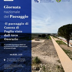 Giornata Nazionale del Paesaggio: a Canosa una visita guidata all'Arco onorario