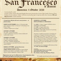Festa san francesco 2026