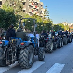 Protesta degli agricoltori anche a Canosa