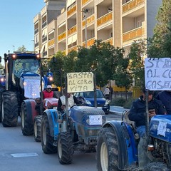 Protesta degli agricoltori anche a Canosa