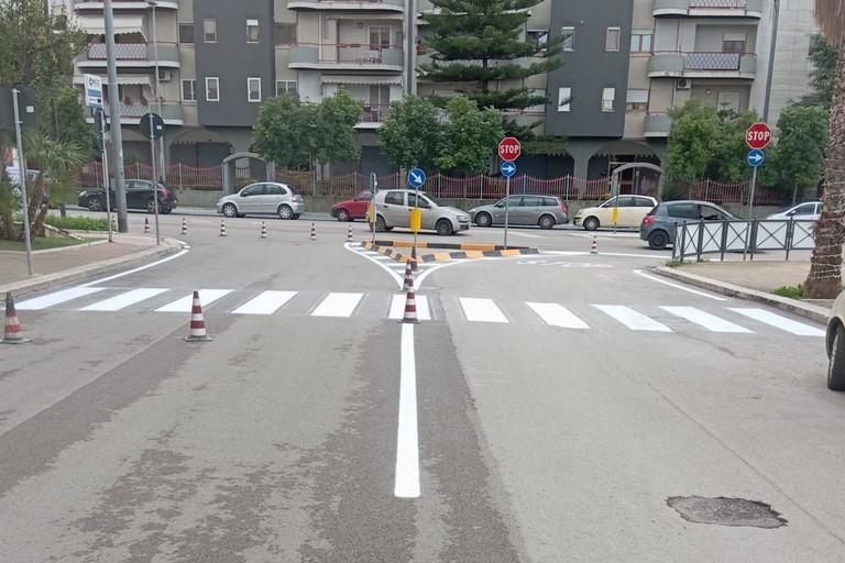 Manutenzione stradale a Canosa