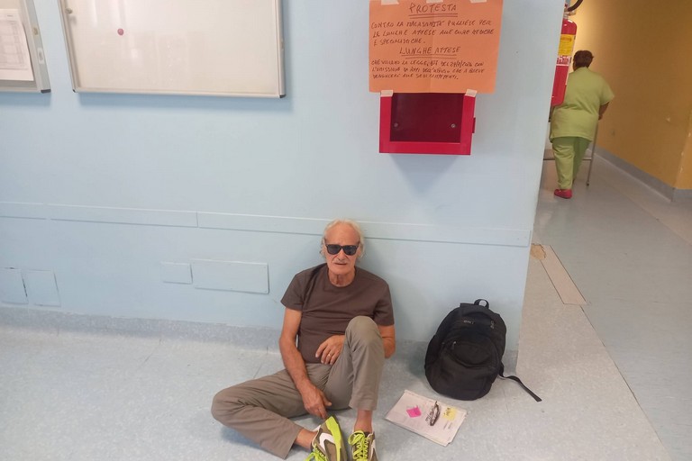Sabino Armagno torna a protestare contro le liste d’attesa nella sanità pugliese