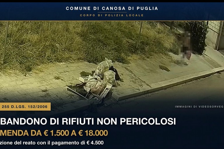 Stretta della Polizia Locale sull'abbandono dei rifiuti, denunciate 18 persone