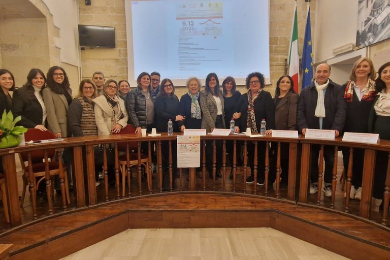 L'incontro presso Palazzo di Città. <span>Foto Sabino Del Latte</span>