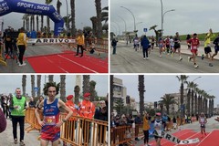 Giovanni Auciello dell'Atletica Pro Canosa è il vincitore della "Mare&Sale Half Marathon" a Margherita di Savoia