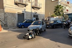 Incidente in via Balilla fra un’auto ed una moto