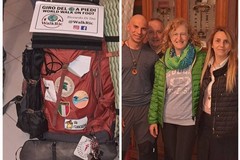 Tappa a Canosa per il giro del mondo a piedi: l'avventura di Riccardo Di Teo