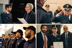 Malcangio consegna la benemerenza dell’encomio a otto Poliziotti per l'incendio all'Hotel Queen Victoria