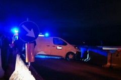 Incidente sulla SP2 Andria-Canosa: furgone sbanda e finisce contro la rotatoria di Montegrosso