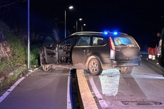 Incidente a Canosa in via Vecchia della Stazione: un'auto fuori strada