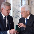 Sergio Fontana riceve al Quirinale le insegne di Cavaliere del Lavoro dal Presidente Mattarella