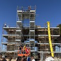 Proseguono i lavori di restauro dell’Arco Traiano sulla via Appia-Traiana