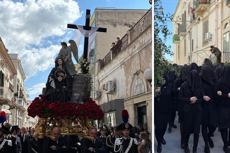 Settimana Santa di Canosa: la processione della Desolata - LE FOTO