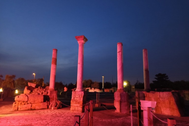 Canosa aderisce alla Giornata Nazionale del Fiocchetto Lilla illuminando il sito archeologico di “San Leucio”