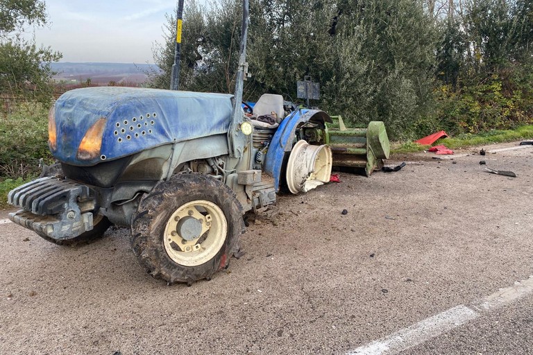 Incidente trattore